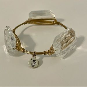 Bourben and Bowties Clear Stone Braceletp